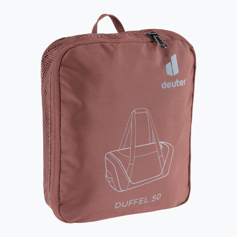 Borsa da viaggio deuter Duffel 50 l caspia/raisin 8