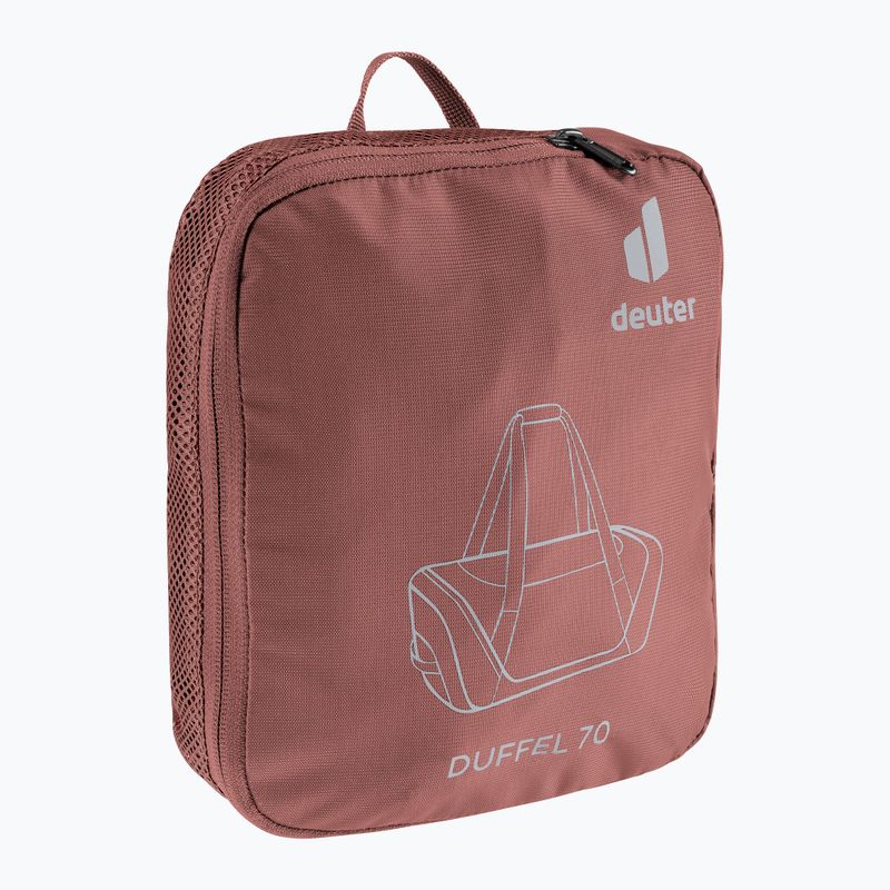 Borsa da viaggio deuter Duffel 70 l caspia/raisin 8