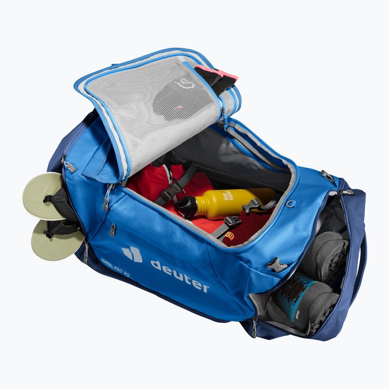 Borsa da viaggio Deuter Duffel Pro 90 l nettuno/blu notte 9