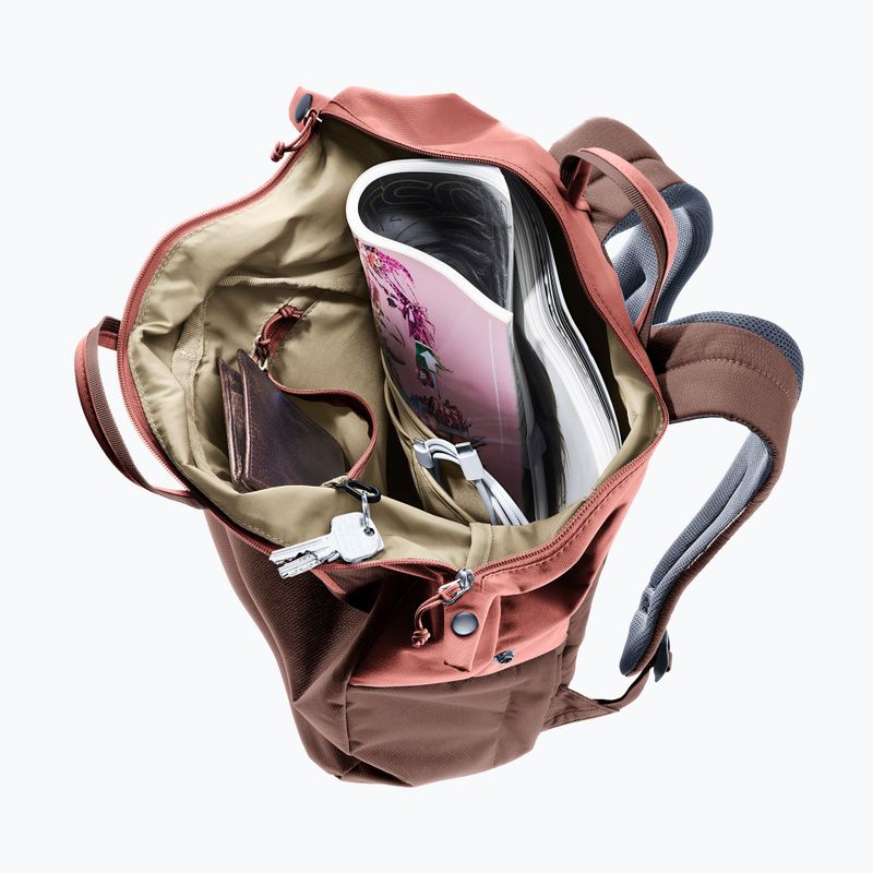 Zaino urbano deuter Vista 18 l raisin/caspia 7