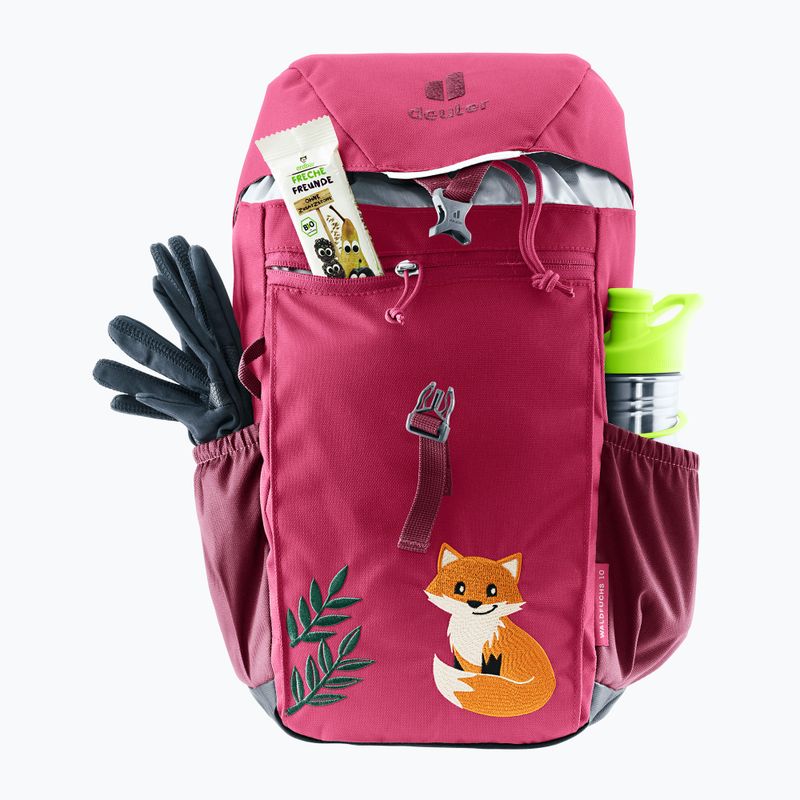 Zaino Deuter Waldfuchs per bambini 10 l rubino/marone 8