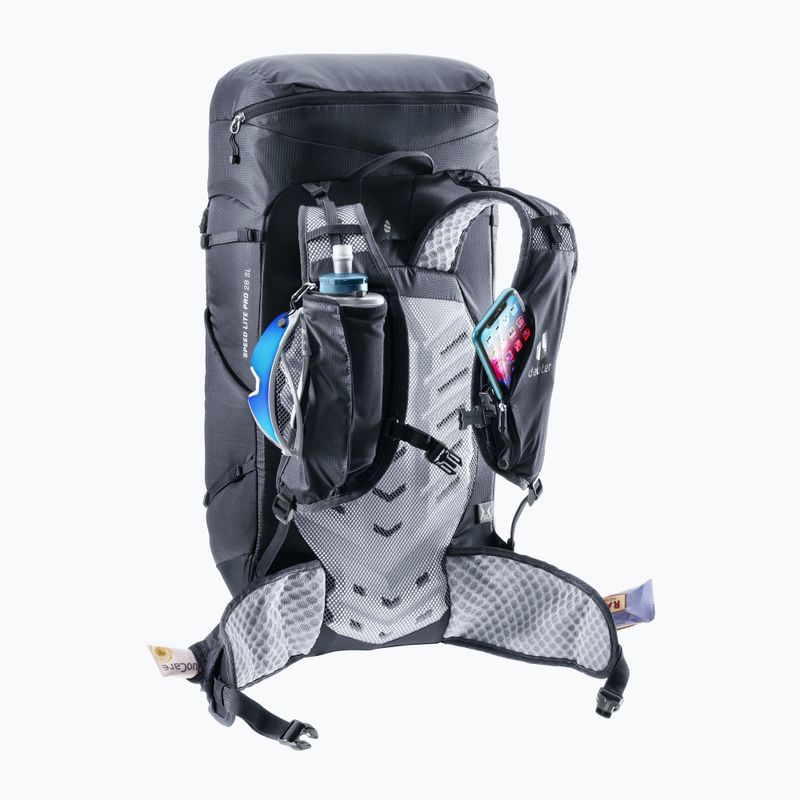 Zaino da trekking da donna deuter Speed Lite Pro 28 l SL nero 8