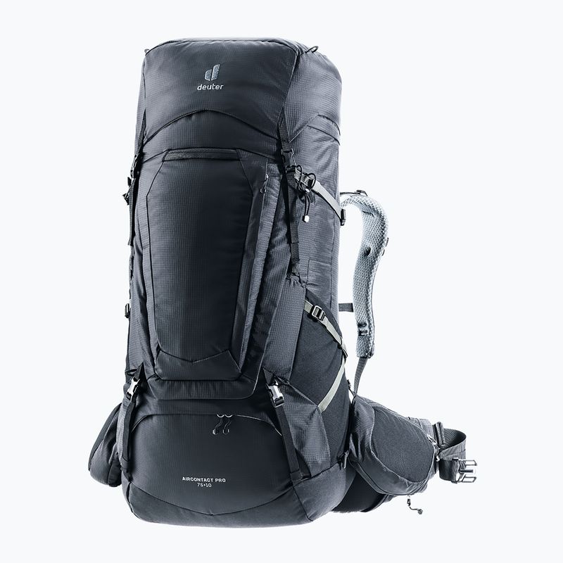 Zaino da trekking Deuter Aircontact Pro 75 + 10 l nero