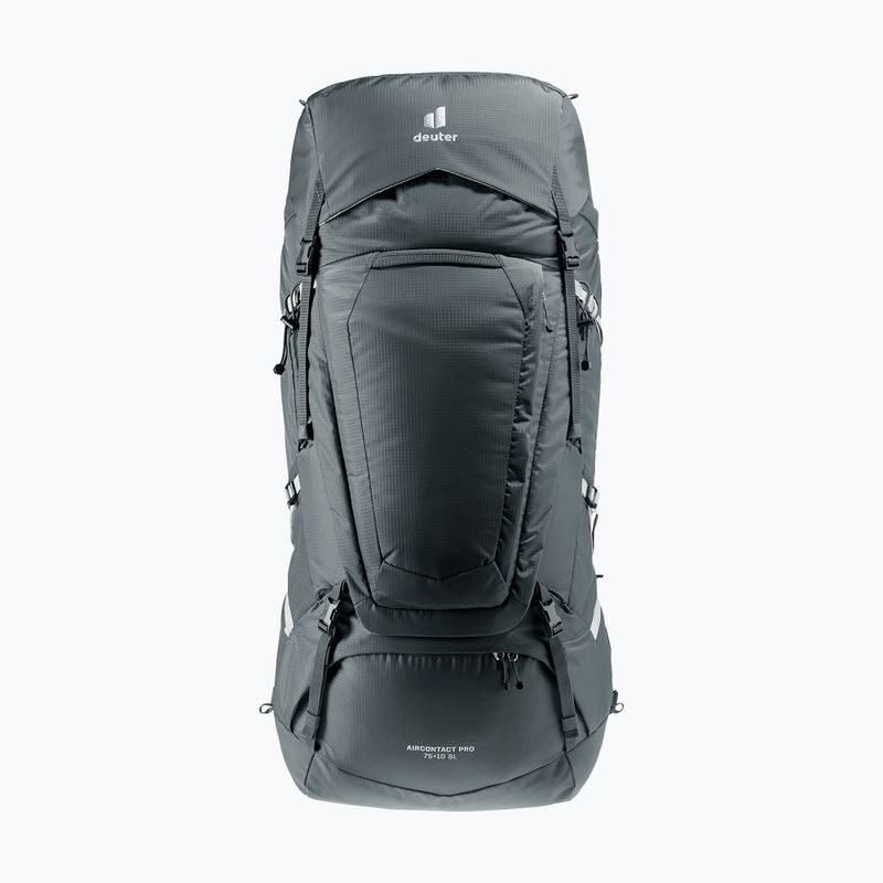 Zaino da trekking da donna deuter Aircontact Pro 75 + 10 l SL graphite
