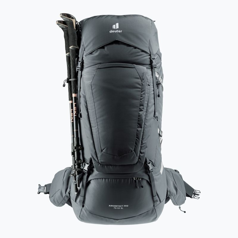Zaino da trekking da donna deuter Aircontact Pro 75 + 10 l SL graphite 14