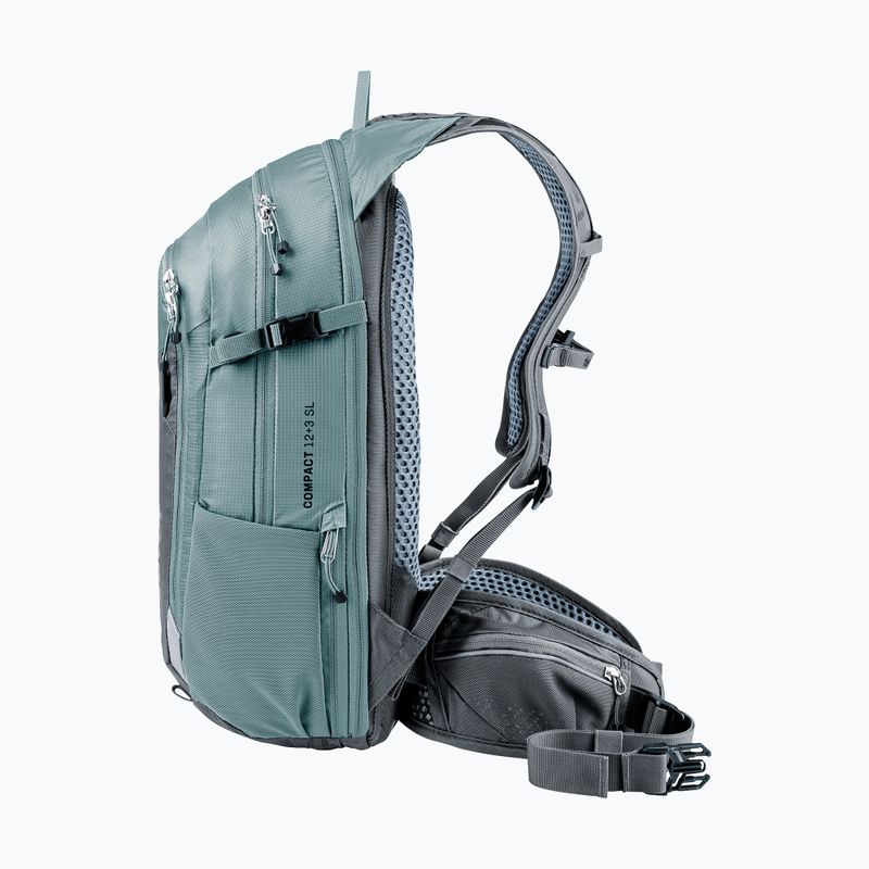 Zaino da ciclismo da donna deuter Compact 12 + 3 SL graphite/shale 7