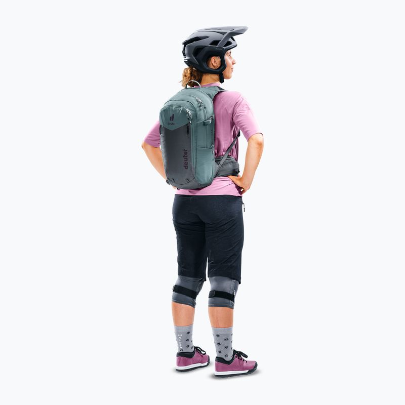 Zaino da ciclismo da donna deuter Compact 12 + 3 SL graphite/shale 15