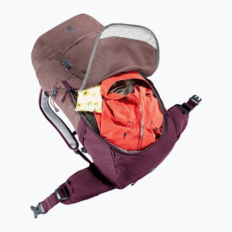Zaino da trekking deuter Futura 24 l SL ash rose/blackcurrant 10