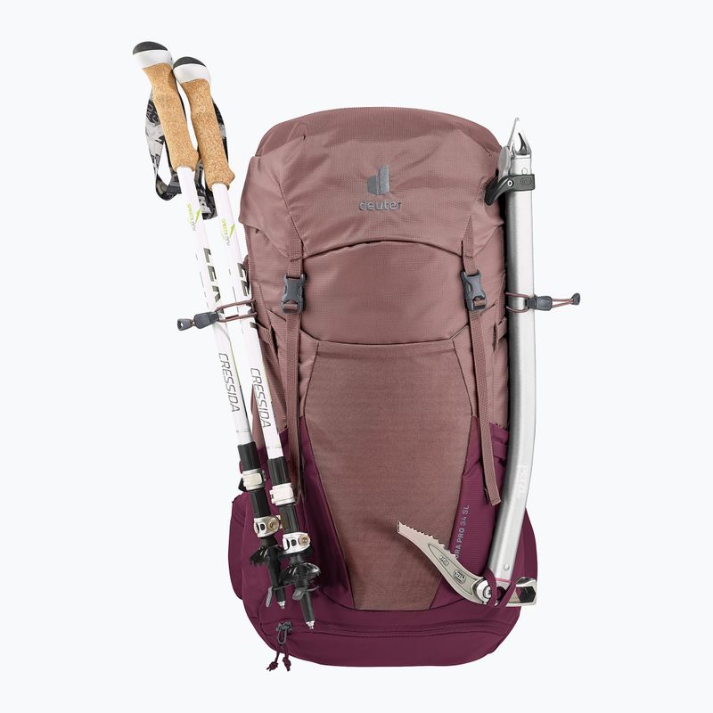 Zaino da escursionismo da donna deuter Futura Pro 34 l SL ashrose-cassis 8