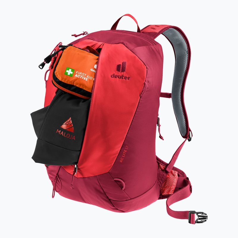 Zaino da trekking Deuter AC Lite 17 l cherry-masala 11