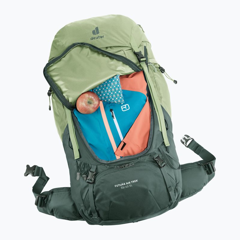 Zaino da trekking da donna deuter Futura Air Trek 55 + 10 l SL grove/ivy 8