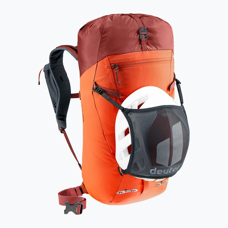 Zaino da arrampicata da donna deuter Guide 22 l SL papaya-redwood 9