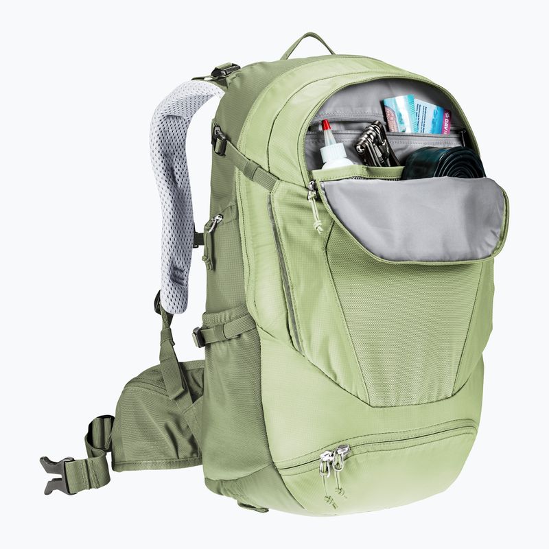 Zaino da ciclismo da donna deuter Trans Alpine 22 l SL mineral/grove 9