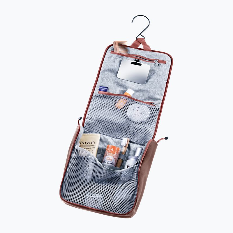 Beauty case deuter Wash Center II black caspia/raisin 2