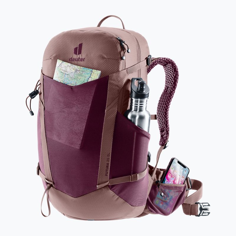 Zaino da trekking deuter Futura 25 l SL cassis/ashrose 6