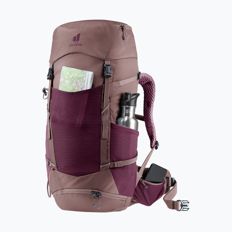 Zaino da trekking deuter Futura 30 l SL cassis/ashrose 8