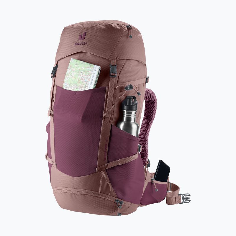 Zaino da trekking deuter Futura Pro 34 l SL cassis/ashrose 9