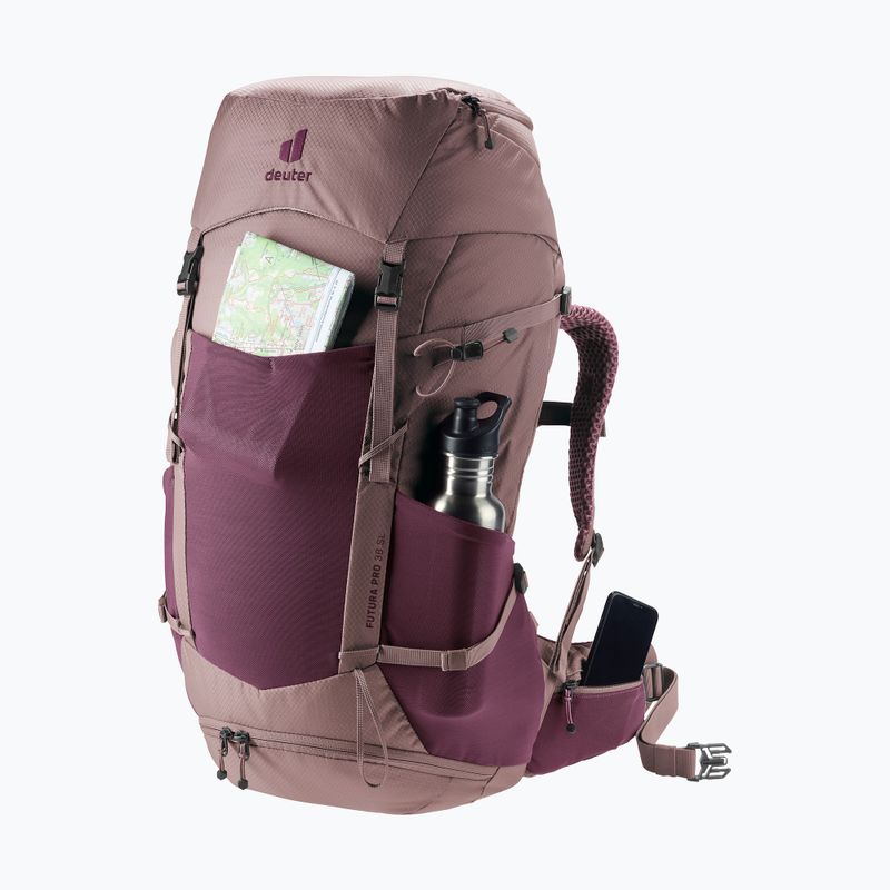 Zaino da trekking deuter Futura Pro 38 l SL cassis/ashrose 9