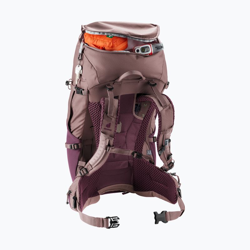 Zaino da trekking deuter Futura Pro 38 l SL cassis/ashrose 11