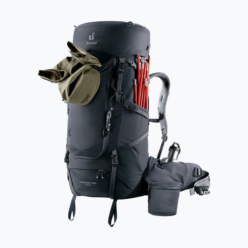 Zaino da trekking deuter Aircontact Core 50 + 10 l black 4