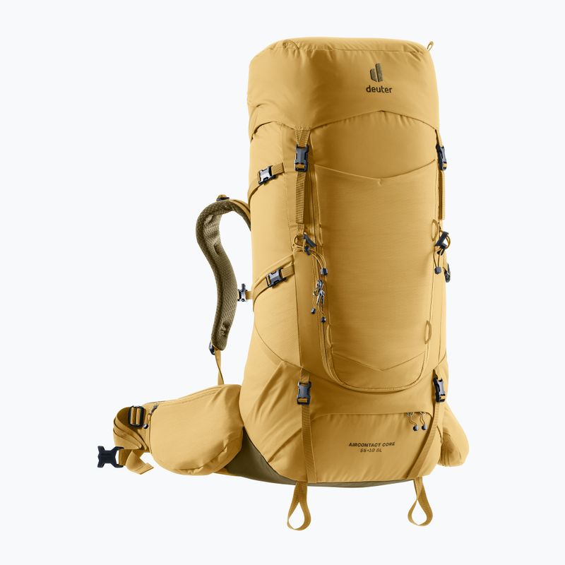 Zaino da trekking da donna deuter Aircontact Core 55 + 10 l SL savanna/nori