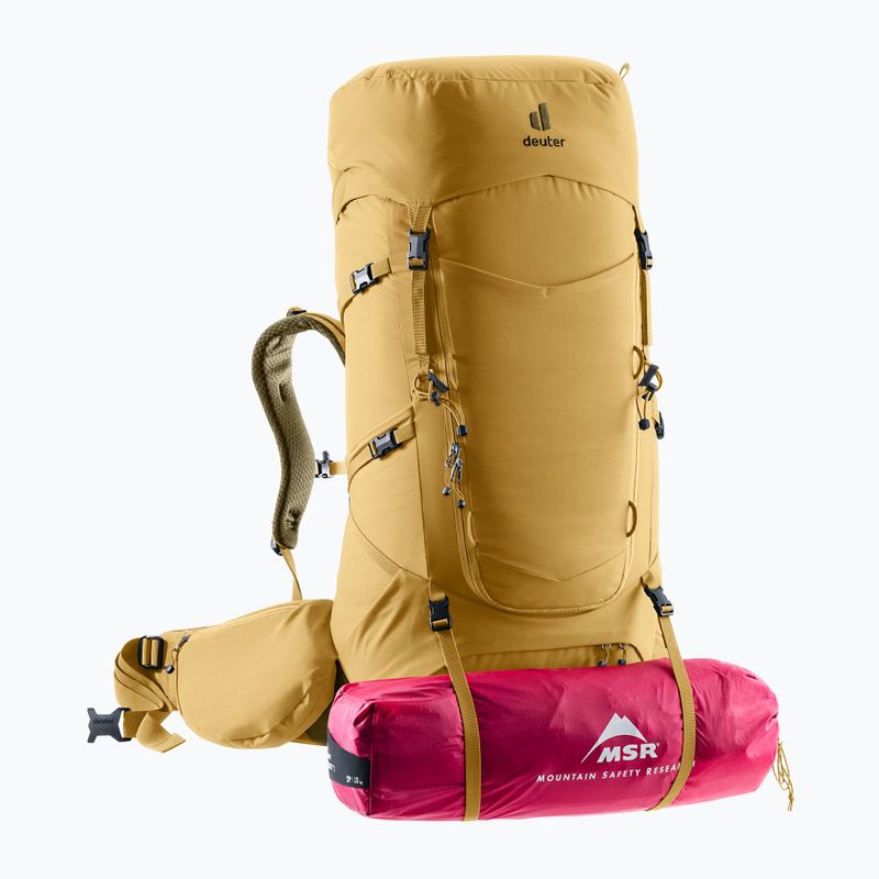 Zaino da trekking deuter Aircontact Core 55 + 10 l SL savanna/nori 7
