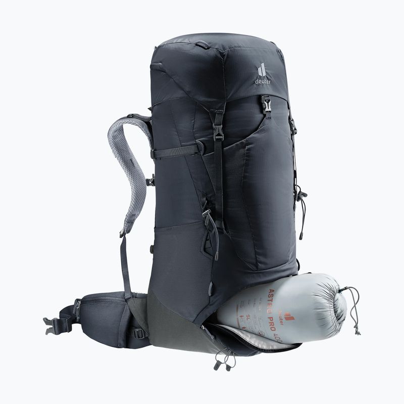 Zaino da trekking deuter Aircontact Lite 50 + 10 l black/graphite 7