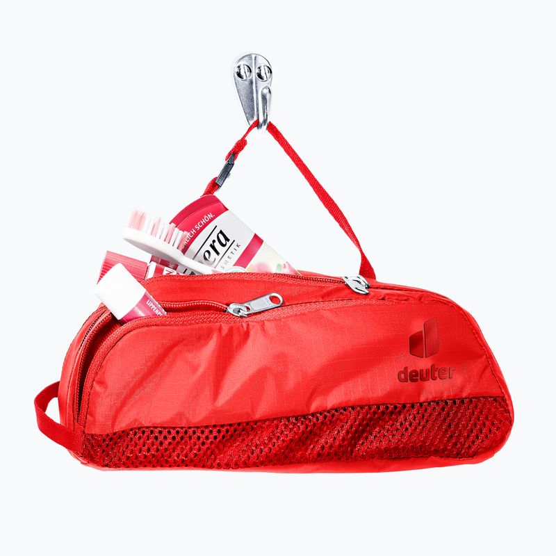Beauty case da viaggio Deuter Wash Bag Tour II poppy/crimson 2