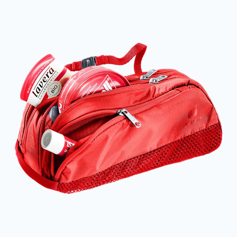 Beauty case da viaggio Deuter Wash Bag Tour II poppy/crimson 3