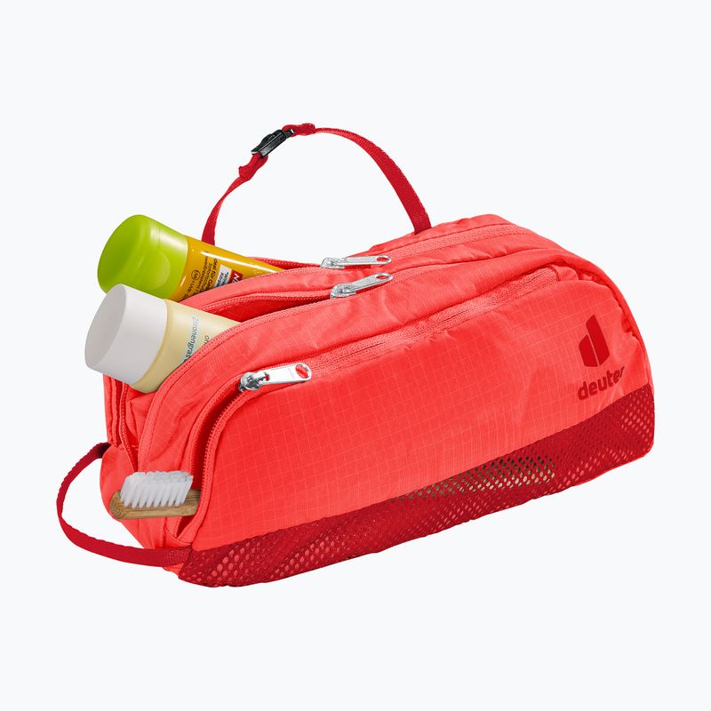 Beauty case da viaggio Deuter Wash Bag Tour III poppy/crimson 2