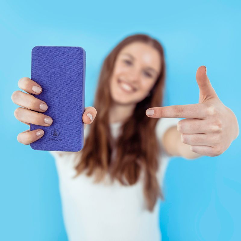 Powerbank Hama Fabric 10 Power Pack 10000 mAh viola 1872600000 2