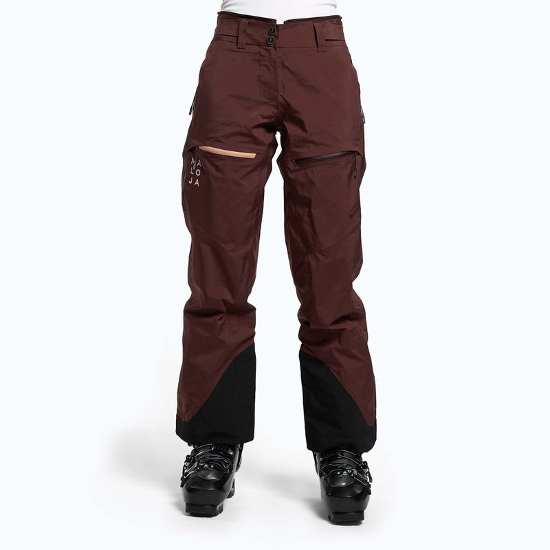 Pantaloni da sci da donna Maloja MaleachiM W'S Squirrel 10