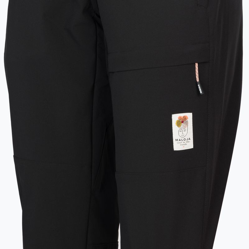 Pantaloni softshell da donna Maloja DachsM W'S moonless 3