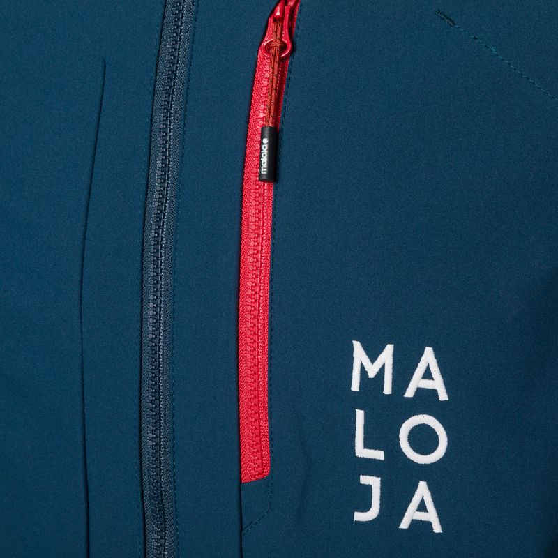 Giacca softshell da uomo Maloja EuleM deep sunset midnight 3