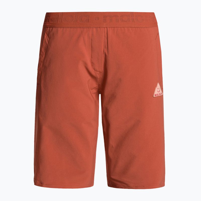 Pantaloncini da arrampicata da donna Maloja ValgrandeM rosa canina