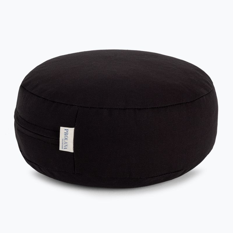 JadeYoga Prolana Cuscino da meditazione rotondo Mini nero 3022660