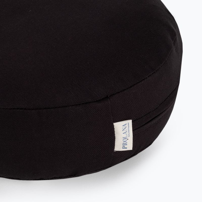 JadeYoga Prolana Cuscino da meditazione rotondo Mini nero 3022660 2