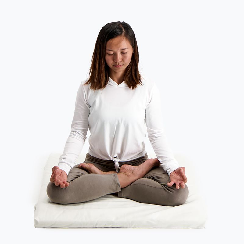 Cuscino da meditazione JadeYoga Prolana Meditation Pad Zabuton natural 6
