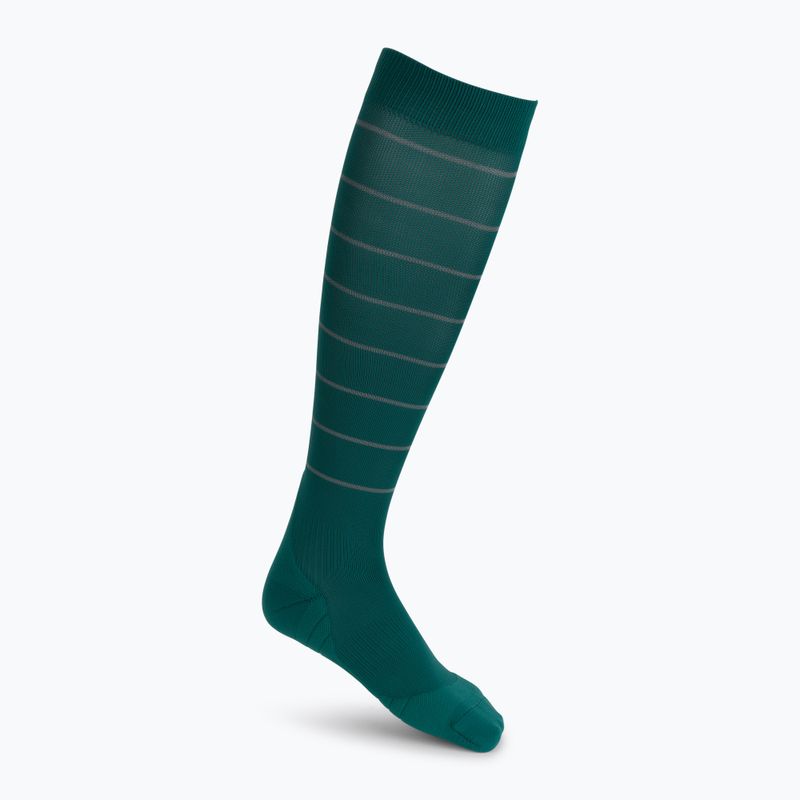CEP Calze da corsa a compressione da uomo verde riflettente WP50GZ