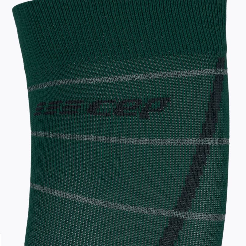 CEP Fasce di compressione per polpacci da uomo verde riflettente WS50GZ2 5
