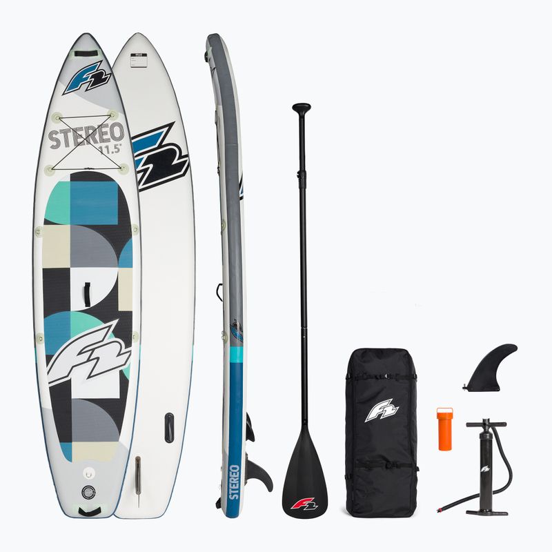 Tavola da SUP F2 Stereo 11'5'' grigio