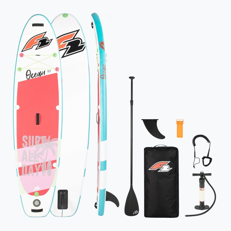 Tavola da SUP per bambini F2 Ocean Girl 9'2" rosa