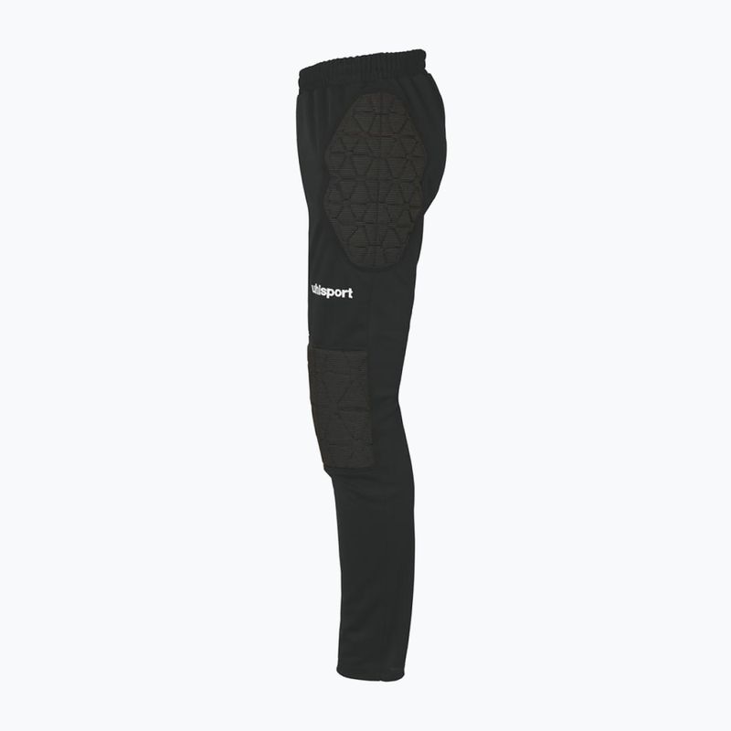 Pantaloni da portiere da bambino uhlsport Anatomic Kevlar nero 8