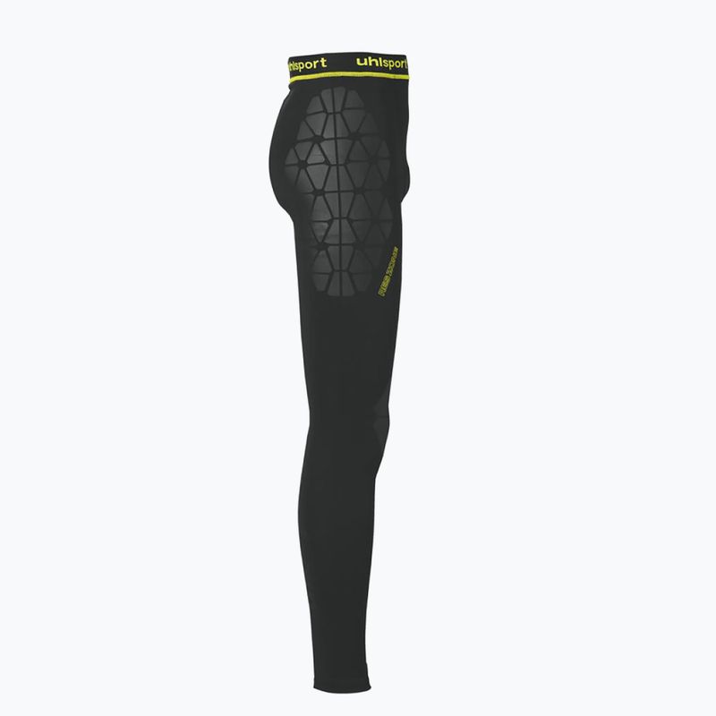 Pantaloni da calcio Uhlsport da uomo Bionikframe nero 4