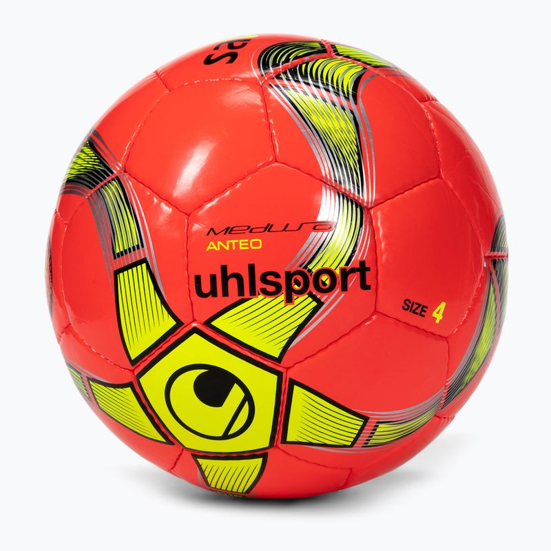 Uhlsport Medusa Anteo calcio neon rosso / giallo neon / nero taglia 4