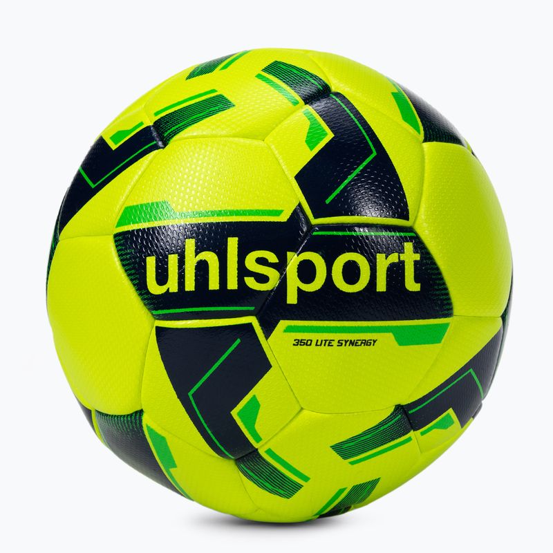 Calcio uhlsport 350 lite sinergia neon giallo / verde / verde neon dimensioni 5