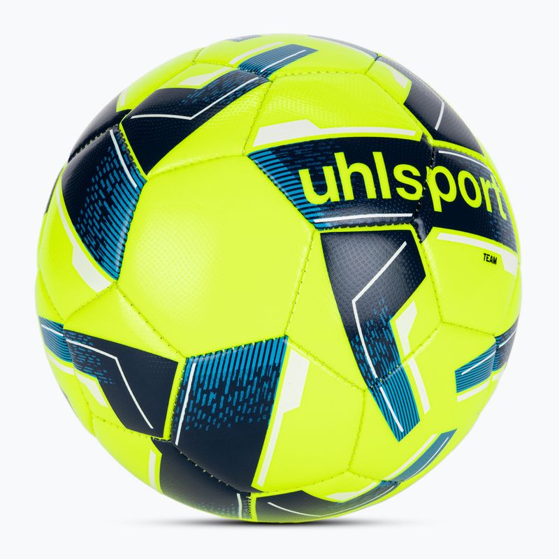 Squadra di calcio uhlsport giallo fluo / marina / bianco dimensioni 4 2