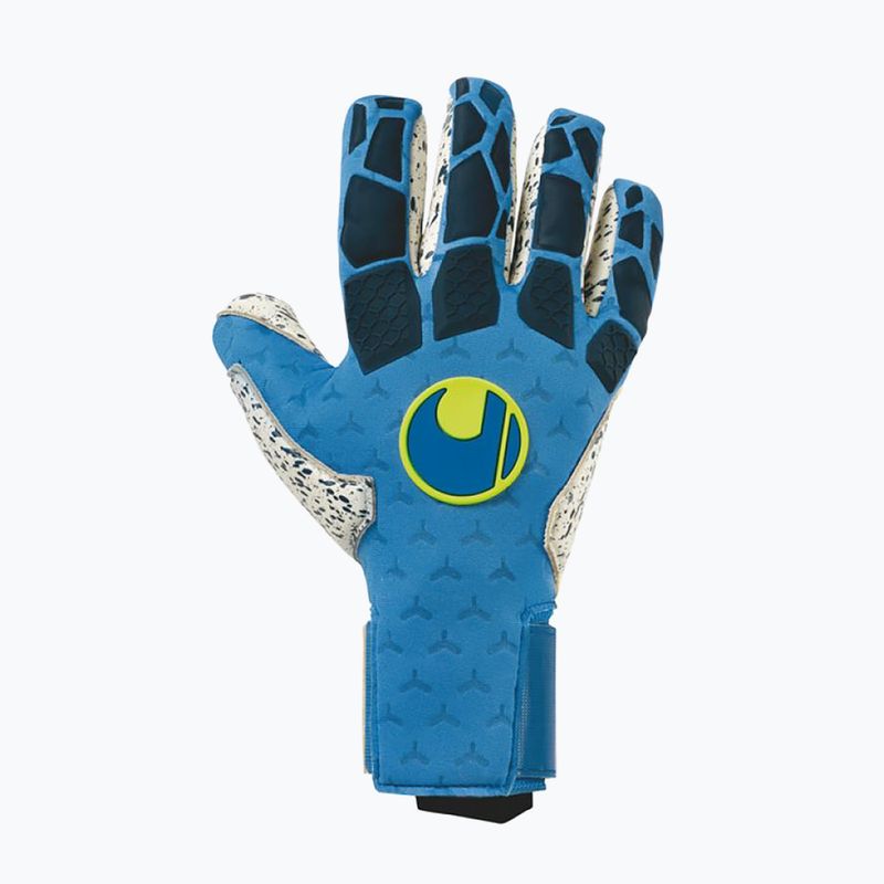 Guanti da portiere Uhlsport Hyperact Supergrip+ Finger Surround blu navy 4