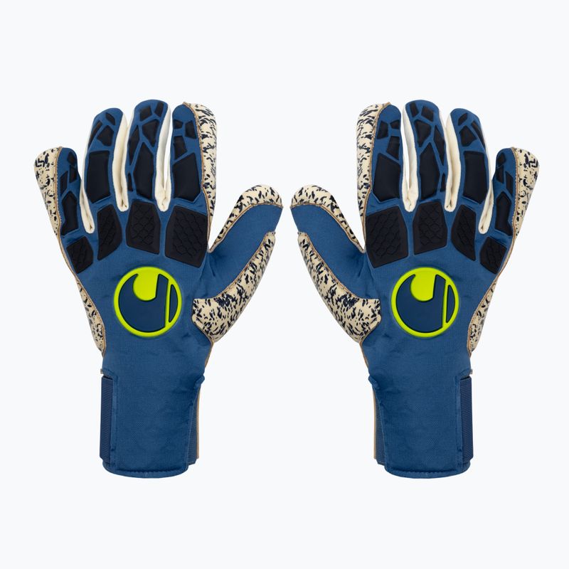 Guanti da portiere Uhlsport Hyperact Supergrip+ HN blu navy