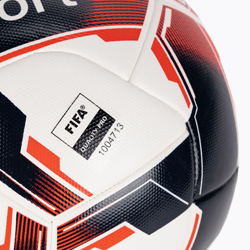 Calcio uhlsport Match Addglue bianco / marina / rosso fluo dimensioni 5 3